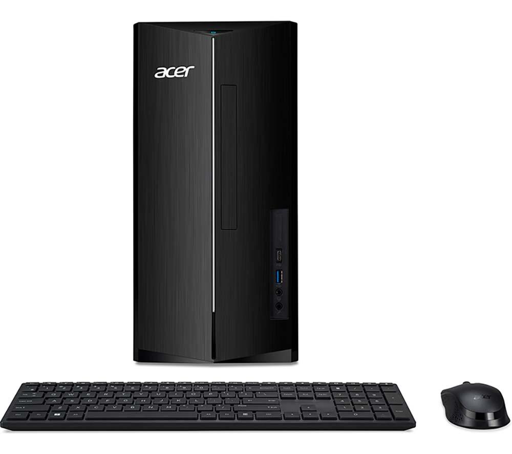 ACER Aspire TC-1785 Desktop PC - Intel®Core i7, 1 TB SSD, Black, Black