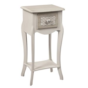 LPD Furniture Brittany 1 Drawer Bedside Chest | Bed Sava