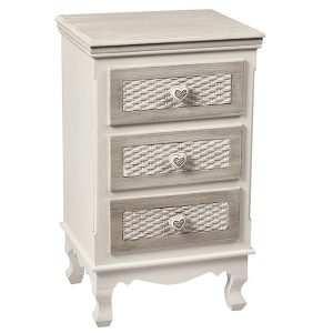 LPD Furniture Brittany 3 Drawer Bedside Chest | Bed Sava