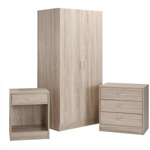 LPD Furniture Delta Oak Bedroom Set Bedroom Set | Bed Sava