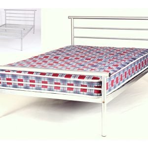 Heartlands Furniture Hercules Double Metal Bed | Bed Sava