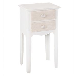 LPD Furniture Juliette 2 Drawer Table Bedside Chest | Bed Sava