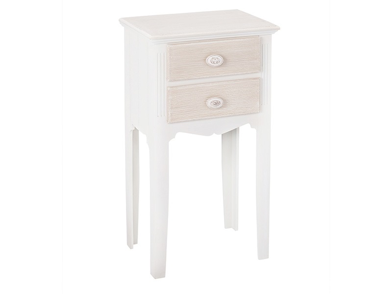 LPD Furniture Juliette 2 Drawer Table Bedside Chest