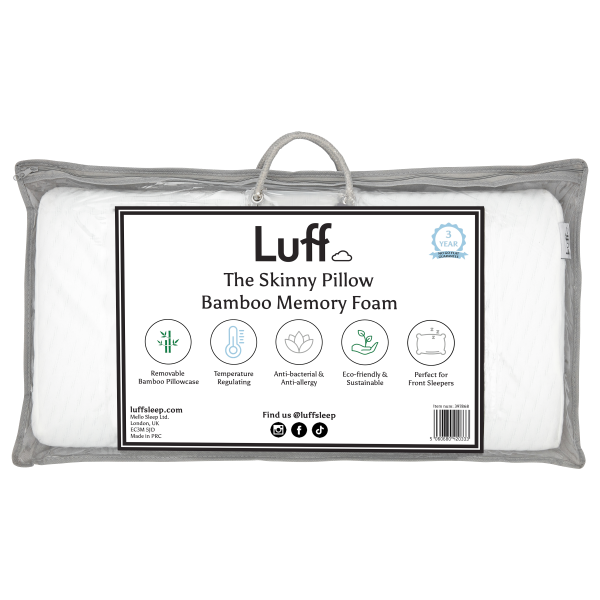 The Bamboo Skinny Pillow | Bed Sava
