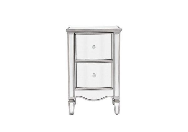 Chiara 2 Drawer Bedside Table | Bed Sava