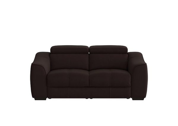 Elixir 2 Seater HW Leather Sofa With Manual Recliner | Bed Sava