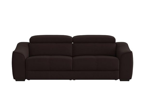 Elixir 3 Seater HW Leather Sofa | Bed Sava