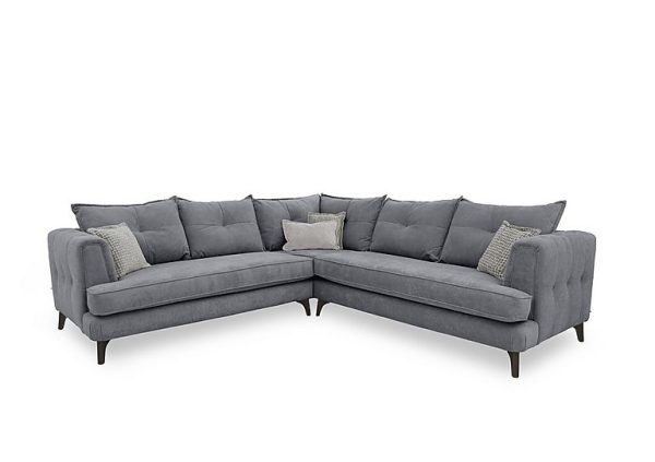 Farrah Large Classic Back Corner Sofa | Bed Sava