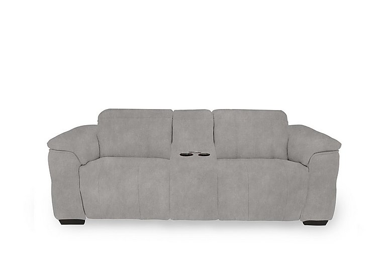 Inca Fabric 3 Seater Power Recliner Sofa with Pop Up Light Console and Power Headrests