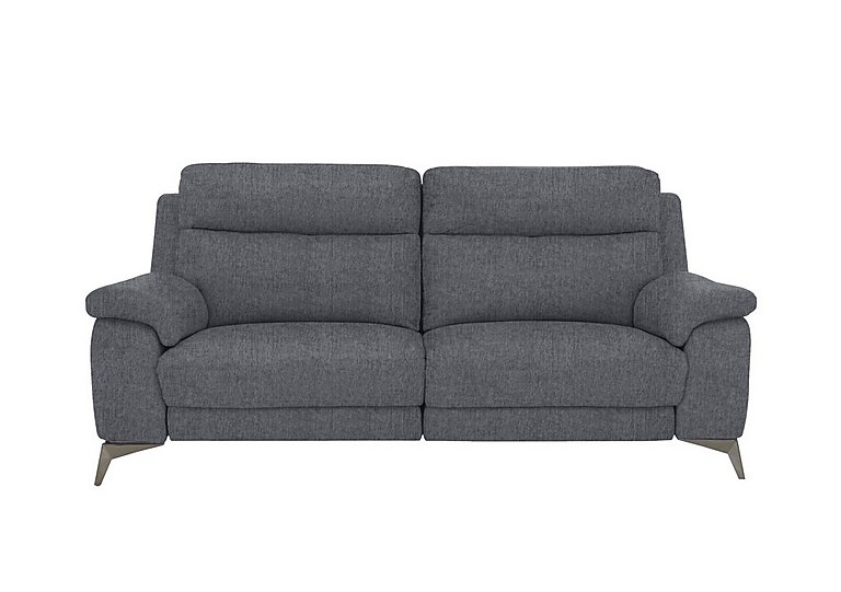 Missouri 3 Seater Fabric Recliner Sofa with Power Headrest