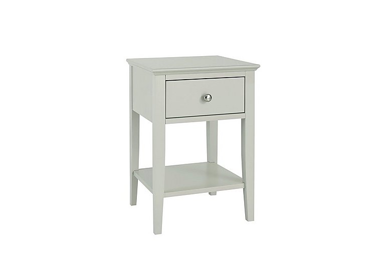Faye 1 Drawer Bedside Table - Cotton