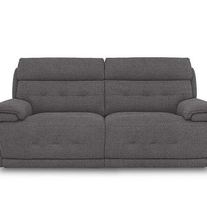 Brescia Fabric 3 Seater Sofa with Power Recliner | Bed Sava