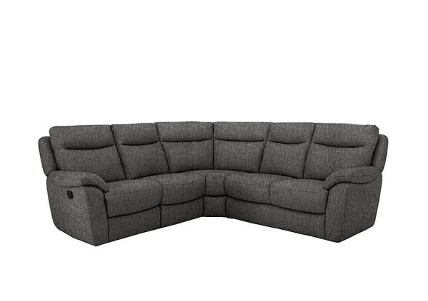 Snug Fabric Power Recliner Corner Sofa | Bed Sava