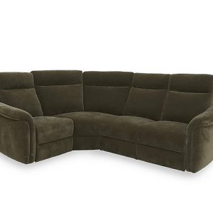 Dublin Fabric Left Hand Facing Corner Sofa | Bed Sava
