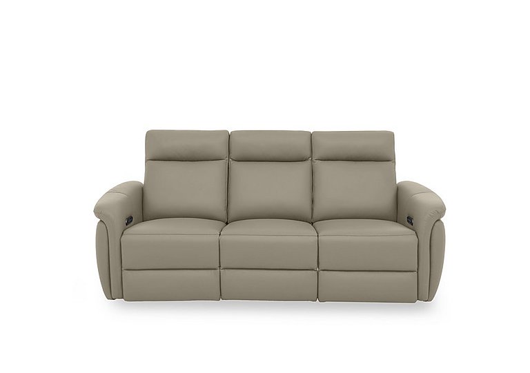 Dublin Leather 3 Seater Power Recliner Sofa with Power Headrests