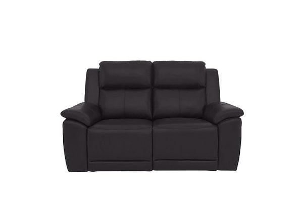 Utah Leather 2 Seater Power Recliner Sofa with Power Headrests Power Lumbar and Heated Seats | Bed Sava