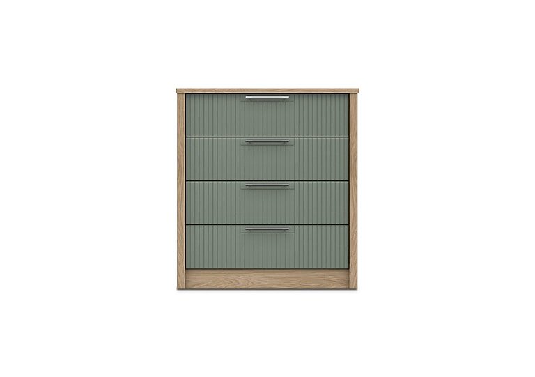 London Bedrooms - Chelsea 4 Drawer Chest with Silver Handles