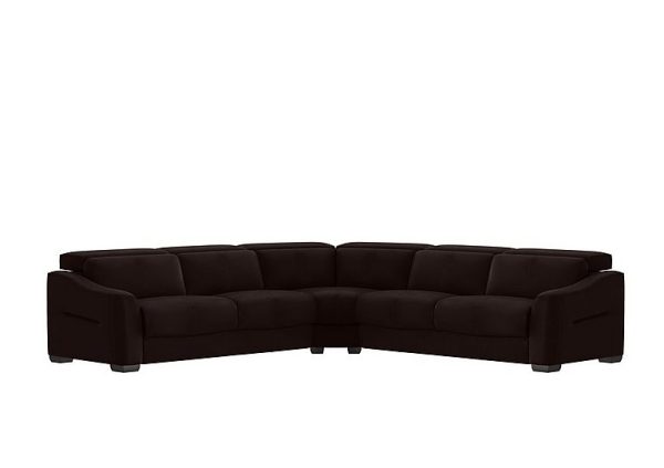 Xavier HW Leather Large Corner Sofa | Bed Sava