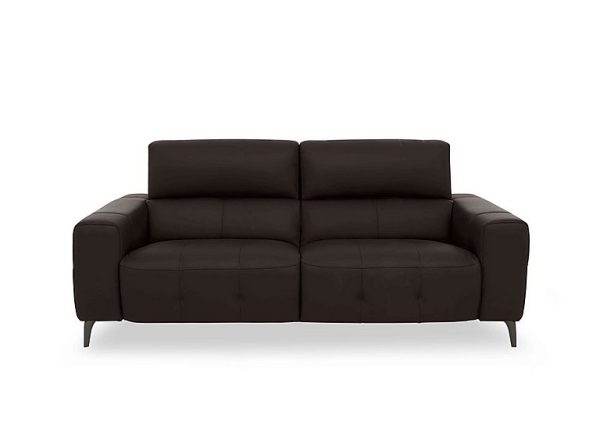 New York 3 Seater HW Leather Sofa | Bed Sava