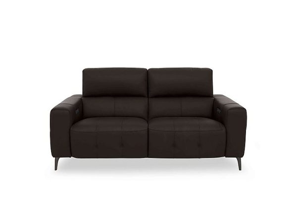 New York 2 Seater HW Leather Power Recliner Sofa | Bed Sava