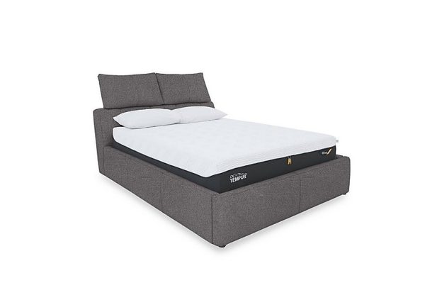 Tyrell Fabric Manual Ottoman Bed Frame  King Size | Bed Sava