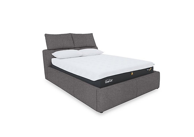 Tyrell Fabric Manual Ottoman Bed Frame - Super King