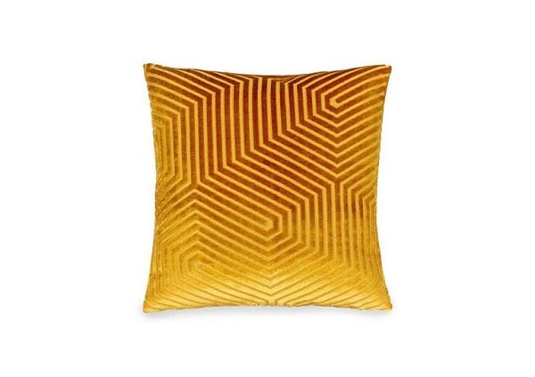 Avira Feather Cushion  Gold | Bed Sava