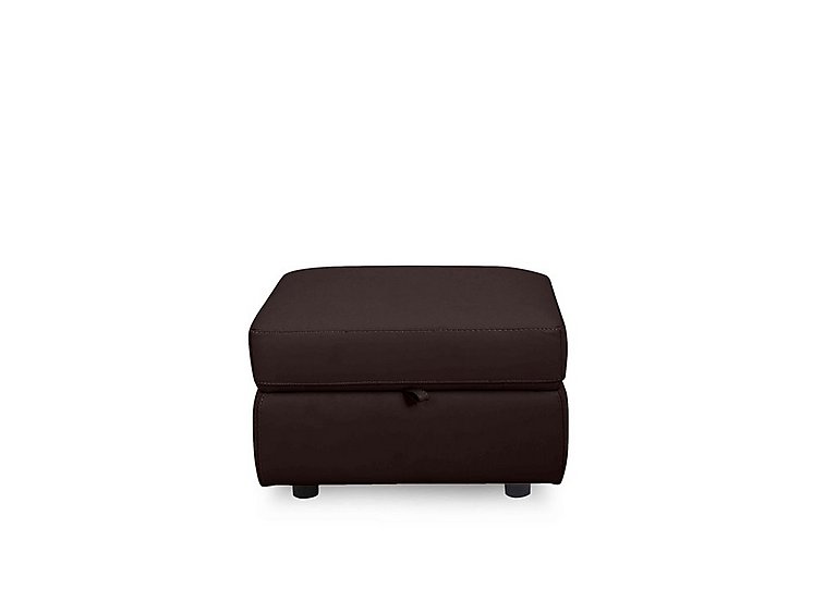 Compact Collection Lille HW Leather Storage Footstool