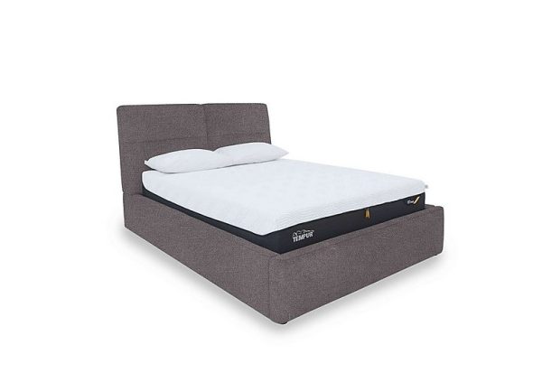 Stark Fabric Manual Ottoman Bed Frame  Super King | Bed Sava