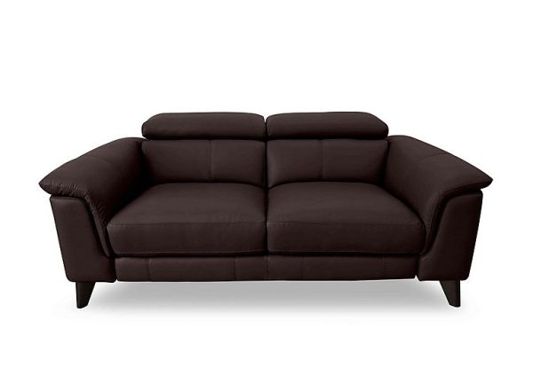 Wade 3 Seater HW Leather Sofa | Bed Sava