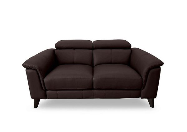 Wade 2 Seater HW Leather Sofa | Bed Sava
