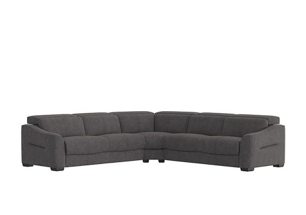Xavier Fabric Large Corner Sofa | Bed Sava