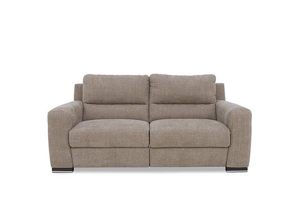 Viali Fabric 2 Seater Sofa with Power Recliner | Bed Sava
