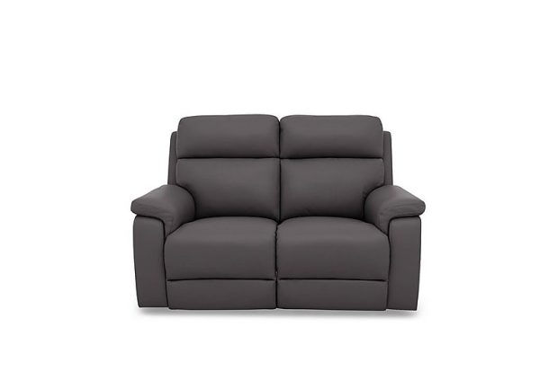 Raven Leather 2 Seater Sofa | Bed Sava