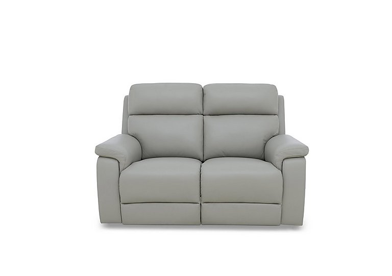 Raven Leather 2 Seater Power Recliner Sofa