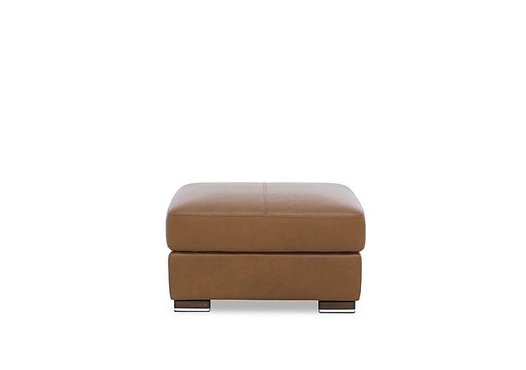 Viali Leather Footstool