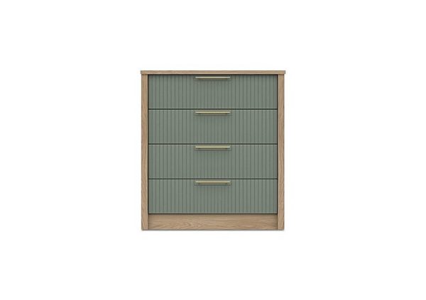 London Bedrooms  Chelsea 4 Drawer Chest with Gold Handles | Bed Sava