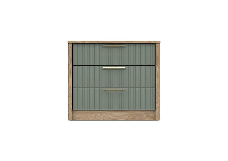 London Bedrooms - Chelsea 3 Drawer Chest with Gold Handles