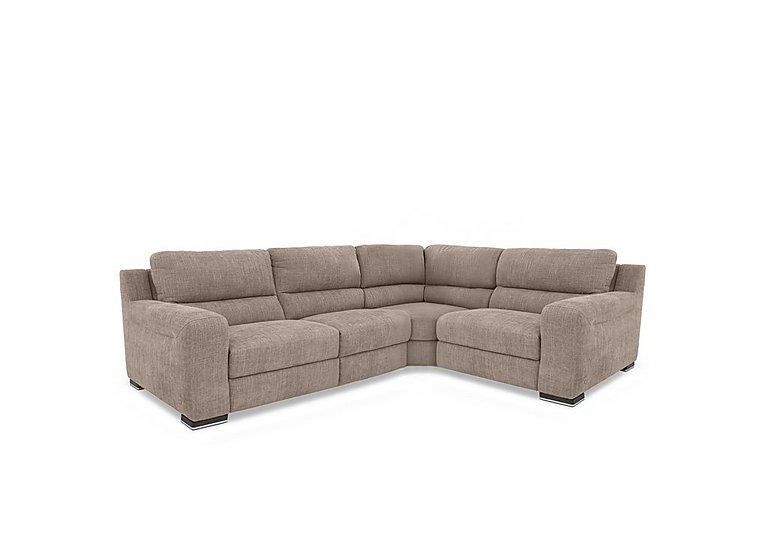 Viali Fabric Right Hand Facing Corner Sofa with Power Recliner