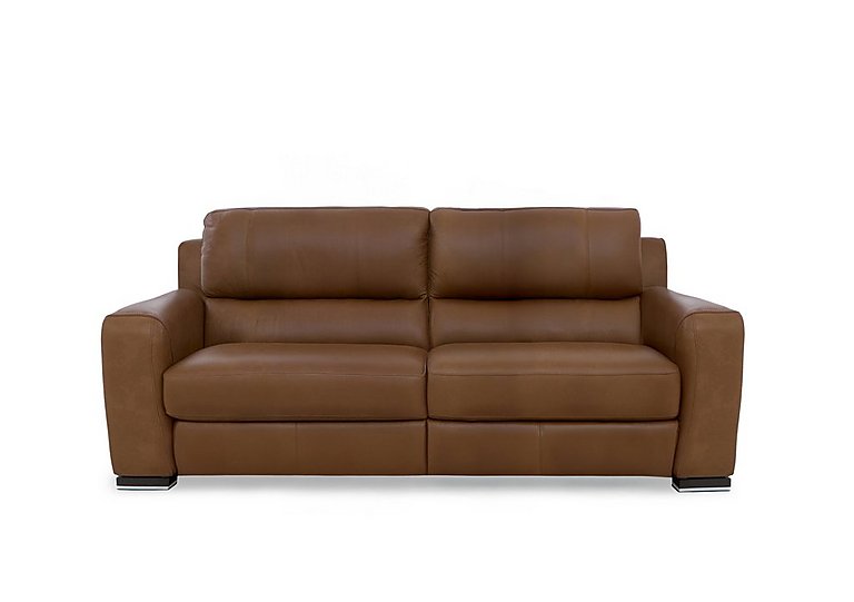 Viali Leather 3 Seater Sofa with Power Recliner