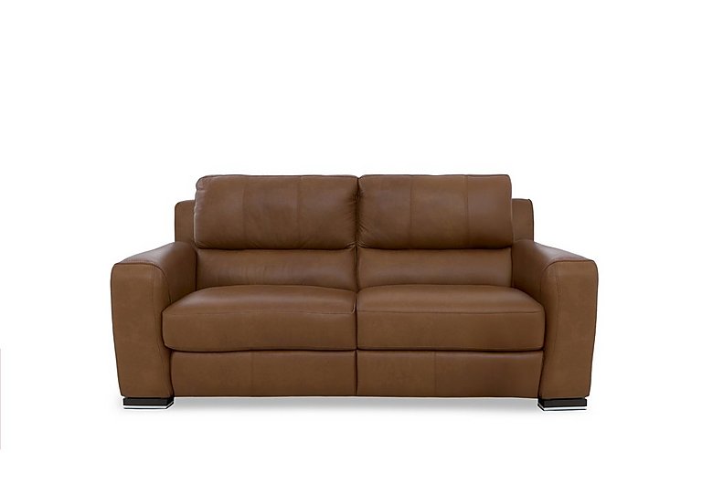 Viali Leather 2 Seater Sofa with Power Recliner