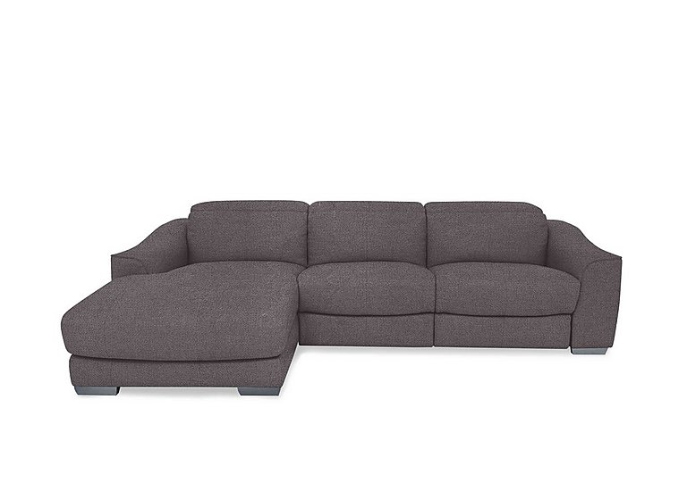 Xavier Fabric Double Power Recliner Left Hand Facing Chaise End Sofa with Power Headrests