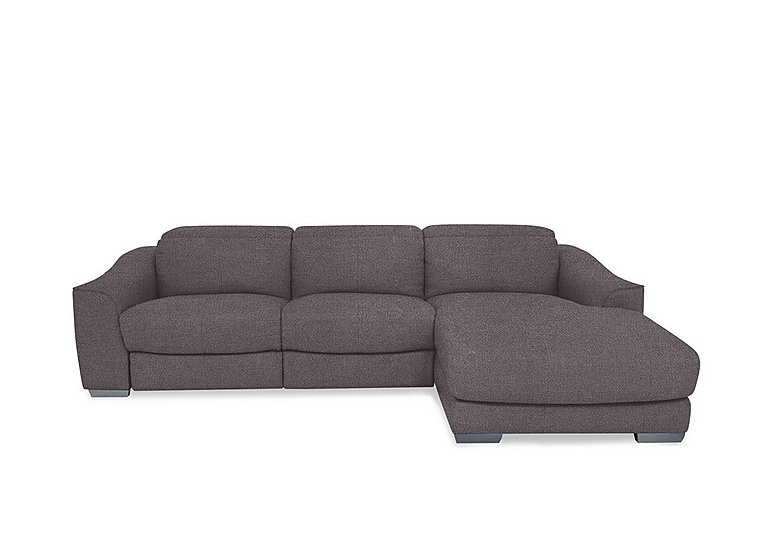 Xavier Fabric Double Power Recliner Right Hand Facing Chaise End Sofa with Power Headrests