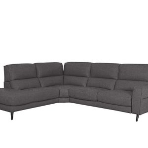 Axel Fabric Left Hand Facing Chaise End Power Recliner Sofa | Bed Sava
