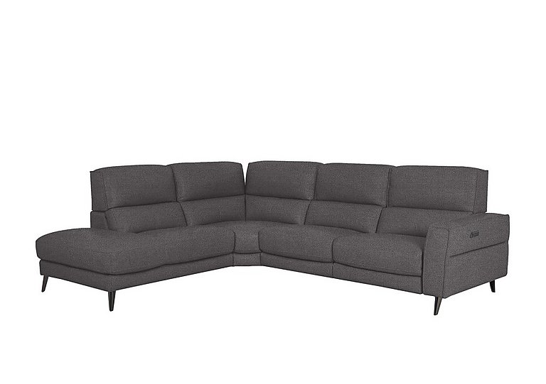 Axel Fabric Left Hand Facing Chaise End Power Recliner Sofa