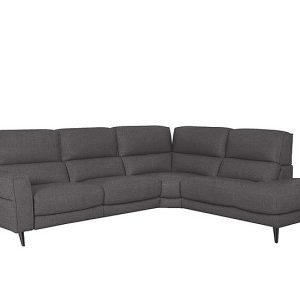 Axel Fabric Right Hand Facing Chaise End Power Recliner Sofa | Bed Sava