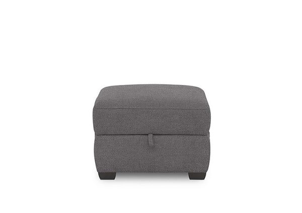 Brescia Fabric Storage Footstool | Bed Sava