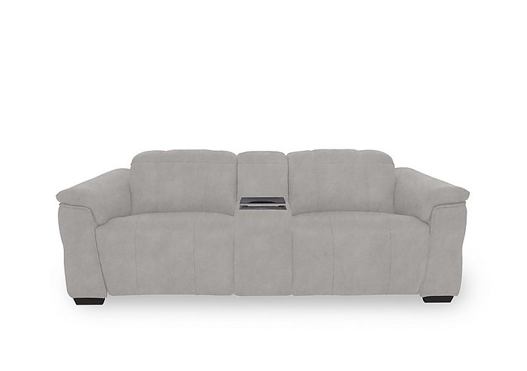 Inca Fabric 3 Seater Power Recliner Sofa with Power Headrests and Fridge Console