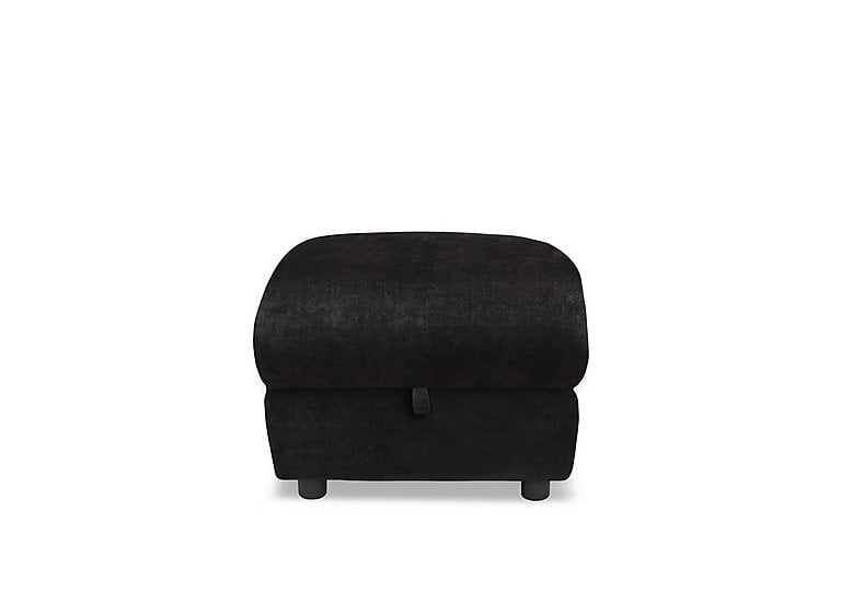 Raven Fabric Storage Footstool