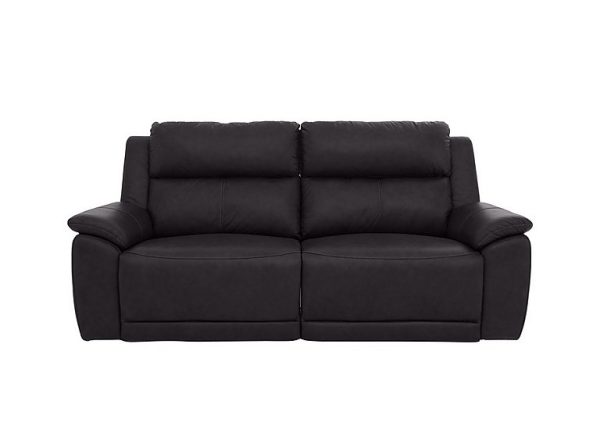 Utah 3 Seater Leather Power Recliner Sofa | Bed Sava